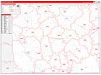 Otter Tail, Mn Carrier Route Wall Map